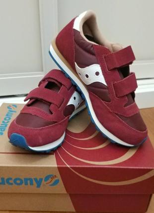 Кроссовки saucony jazz double hl на липучке7 фото