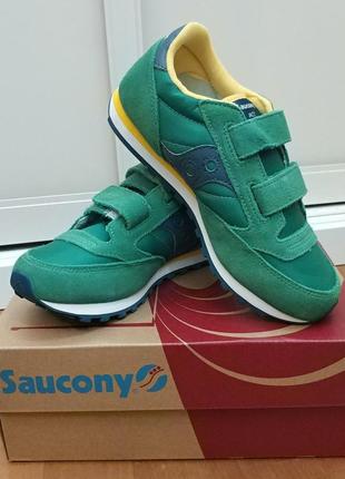 Кроссовки saucony jazz double hl на липучке5 фото