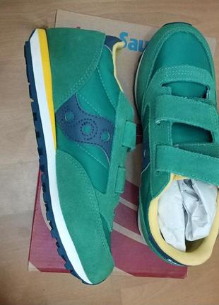 Кроссовки saucony jazz double hl на липучке4 фото