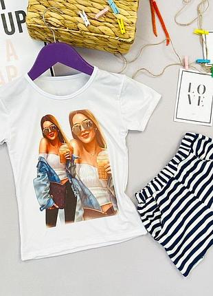 Костюм на девочку,лето