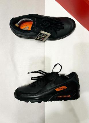 Новые кожаные кроссовки nike air max 90 gore tex оригинал в размерах