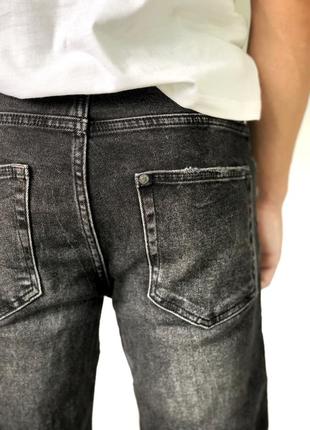 Чёрные джинсовые шорты7 фото