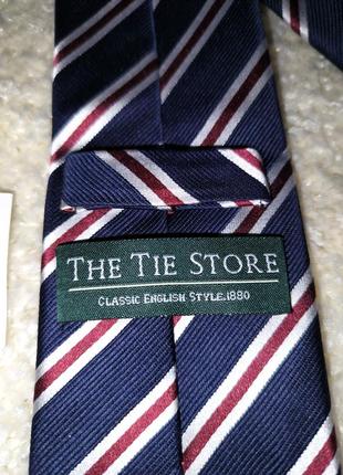 Смугаста шовкова краватка5 фото