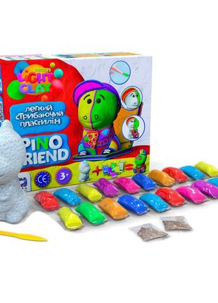 Набор легкого прыгающего пластилина tm moon light clay pino friend рокки 70060