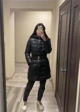 Стильный зимний пуховик куртка