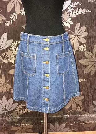 Стильна джинсова спідниця h&m