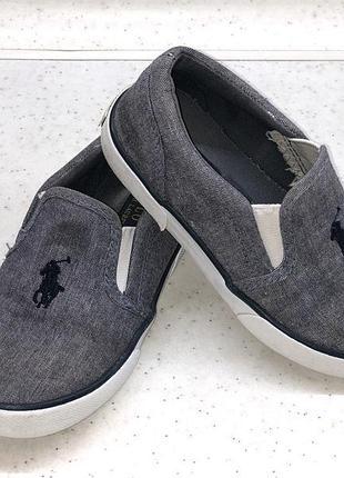 Фірмові мокасини - сліпони ralph lauren (оригінал) р. 26 по устілці 17,5 див.