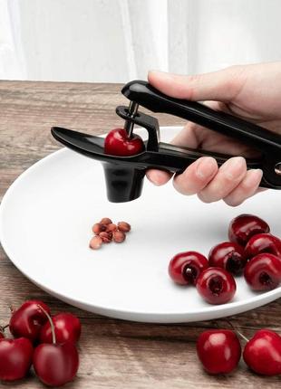 Вишнечистка вишнедавка прилад для видалення кісточок з вишні, черешні, маслин10 фото