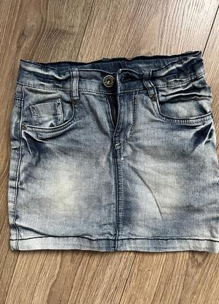 Юбка джинсовая