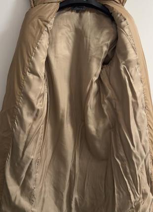 Зимове пальто плащ пухове стьобане стьогане від українського бренду volan