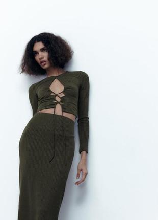 Топ кофта кофточка футболка s m zara