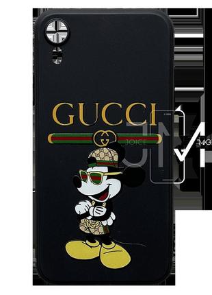 Чохол для iphone xr (gucci mickey mouse)1 фото