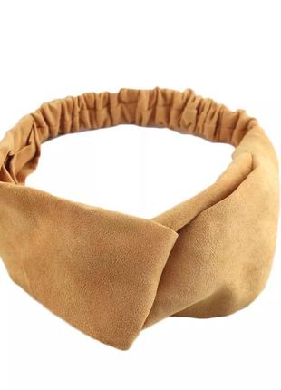 Повязка на голову чалма  под замшу
