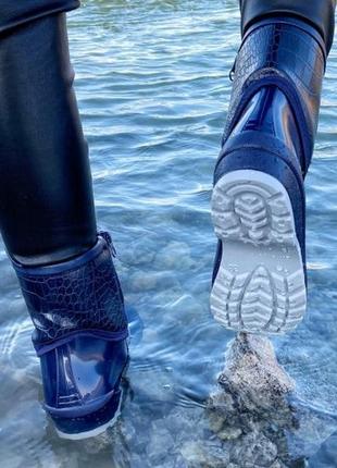Резиновые сапоги на флисе защитят ножки от холода и воды4 фото