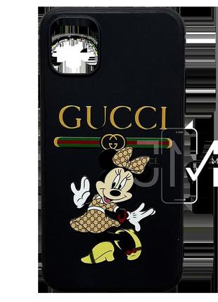 Чехол с принтом для iphone 11 (gucci minnie mouse)