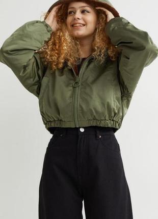Двусторонний бомбер куртка h&m