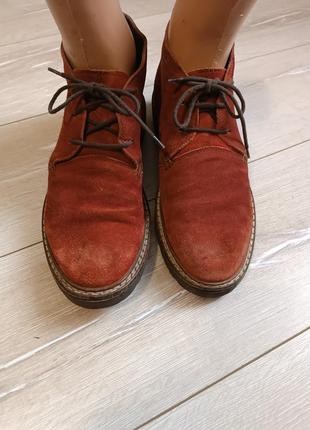 Ботинки / черевики з натурального замшу2 фото