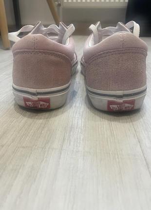 Нежно-розовые кеды vans4 фото