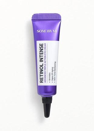 Крем для кожи вокруг глаз some by mi retinol intense advanced triple кардинал eye cream 10ml1 фото