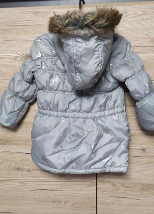 Детская осенняя куртка для девочки фрозен, холодное серце disney на 3-4 года2 фото