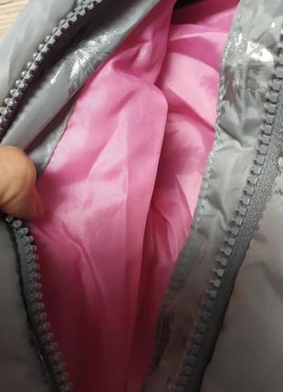 Детская осенняя куртка для девочки фрозен, холодное серце disney на 3-4 года5 фото