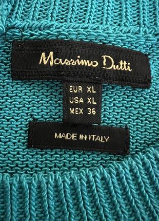 Massimo dutty свитер, кофта xl бирюзового цвета4 фото