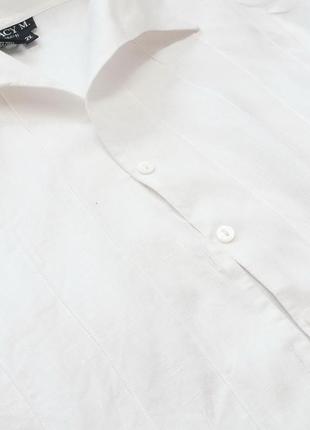 Рубашка льняная, блуза tracy m. большой размер.4 фото