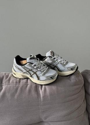 Кроссовки asics gel-1130 white/clay canyon серые женские9 фото