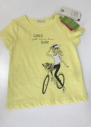 Футболка ovs на девочку 3-4 года