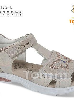 Босоножки кожаные для девочки Tom.m 26, 27, 29, 30, 31 р.2 фото