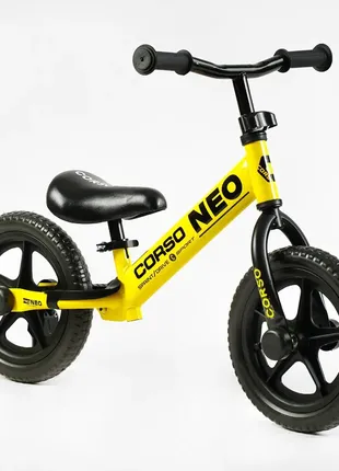 Велобіг "corso neo" en-колесо 12" eva підставка для ніг, в коробці8 фото