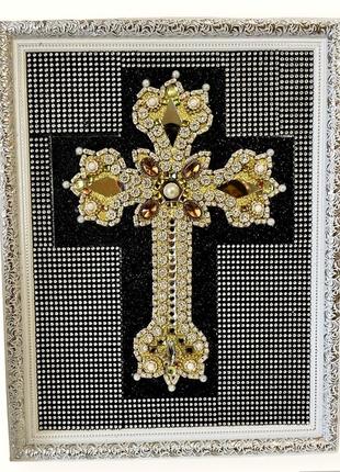Альмазна мозайка хрест картина