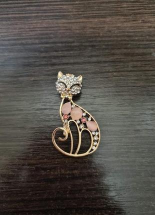 Брошка кішка 2