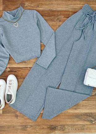 Брючний костюм: топ + штани4 фото