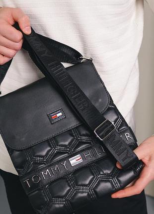 Чоловічий чорний месенджер stone island чоловіча барсетка стон айленд чорна міська...