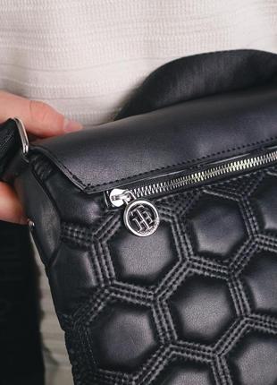 Чоловічий чорний месенджер stone island чоловіча барсетка стон айленд чорна міська...