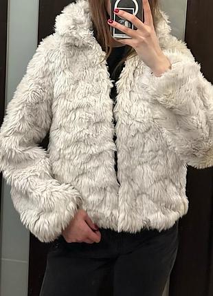 Женский полушубок zara