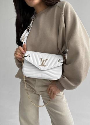 Сумка lv mini white gold