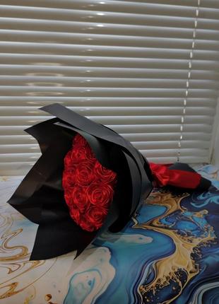 Букеты,букеты из лент,атласные ленты, розы,цветы, подарок