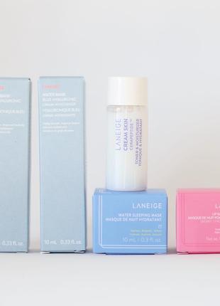 Набор бестселлеров для увлажнения и сияния – laneige hydrate and glow set2 фото