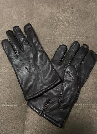 Genuine leather кожаные перчатки