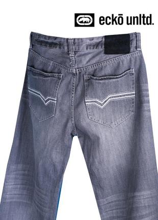 Ecko unltd w32 стоковые серые джинсы relaxed fit 50€8 фото