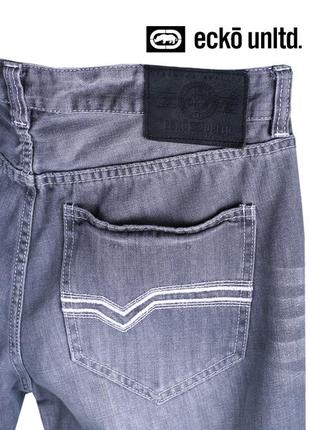 Ecko unltd w32 стоковые серые джинсы relaxed fit 50€7 фото
