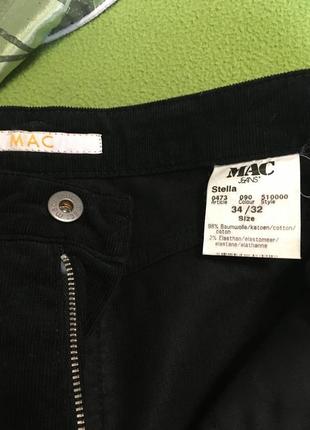 Mac jeans. черные вельветовые брюки2 фото