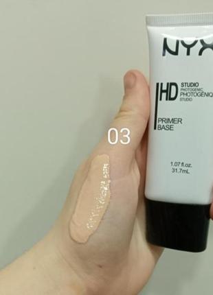 Обмен! профессиональная основа nyx cosmetics hd studio photogenic primer код.15fa палитра 1.3.53 фото