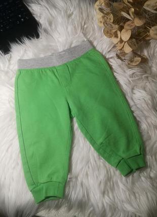 Спортивные штаны на 9 месяцев 74 см штанишки