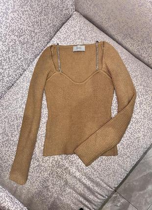 Неймовірно красивий стильний італійський джемпер светр joleen2 фото