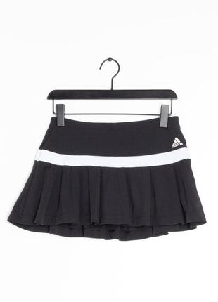 Спортивная юбка шорты adidas черная4 фото