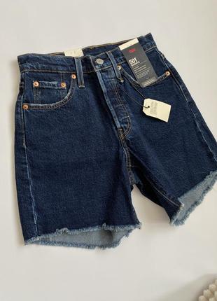 Шорты джинсовые levi's 501 premium4 фото