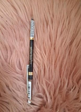 Олівець для брів max factor brow shaper pencil відтінок  20 brown, 0.9 г4 фото